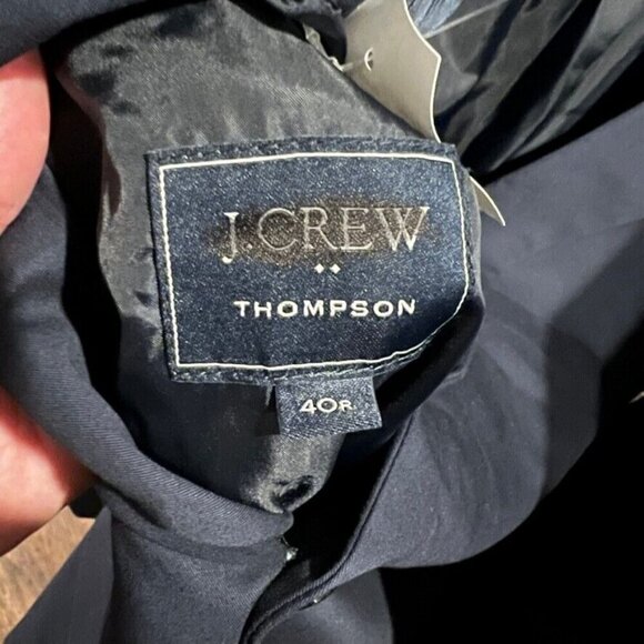 J.Crew Men's $298 Thompson Stretch Suit Jacket Stretch Chino Size 40R BA491 - Picture 12 of 12